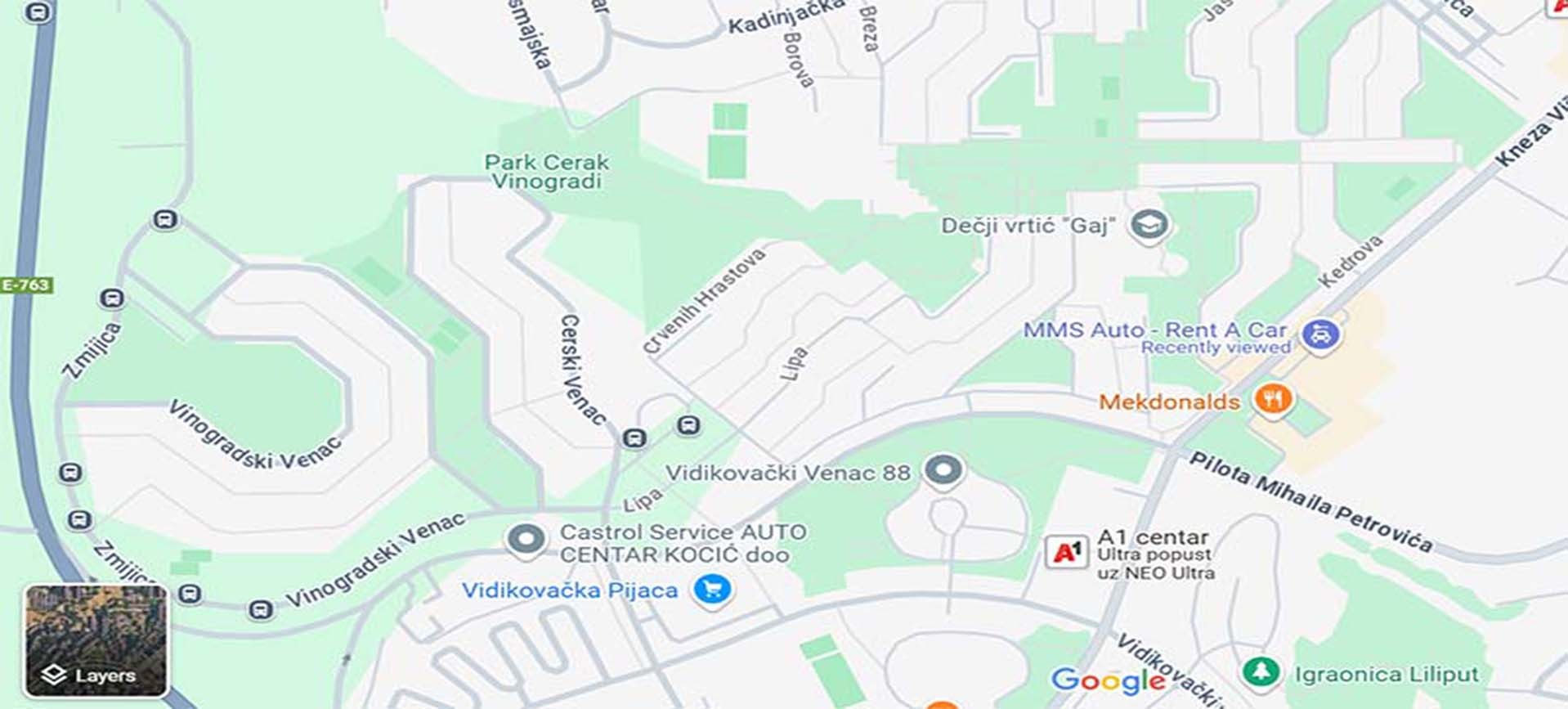 Rent a car na Cerak Vinogradima – pouzdano iznajmljivanje automobila u kraju